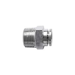 Metal Pu Fitting Straight 8mm X 3/8